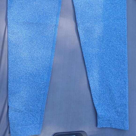 Seamless Leggings Smile Contour High Waist Workout Gym Yoga Pants Dark Blue NWT - Picture 6 of 9